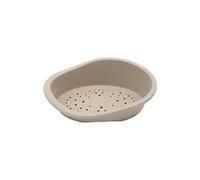 Rosewood Sonny - Cama clásica de plástico para Perro, Color Moca, 50 cm, Ovalada