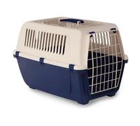 Rosewood Vision Free 55 - Transportín para Gatos (tamaño pequeño), Color Azul