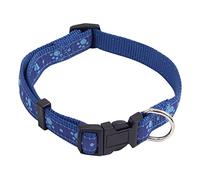 Rosewood Wag-n-Walk Collar Ajustable, 3"/4", Pata Azul