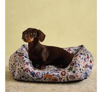 Rosewood x Joules - Cama Floral para Perros, Cama para Perros pequeños, Lados Acolchados, Base Antideslizante, Cama de Lujo para Mascotas para Perros pequeños y Gatos