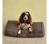 Rosewood Joules Henson - Colchón a Cuadros para Perros, Cama Mediana para Perros, Acolchado Grueso, Base Antideslizante, Lavable, Cama de Lujo para Mascotas para Perros medianos