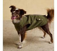 Rosewood x Joules Fairbourne - Forro Polar para Perro, Color Caqui, Mediano, Suave y cálido, con Cremallera, Acogedor, de Lujo, para Paseos de otoño e Invierno