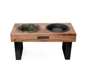 Rosewood x Morris & Co. Acanthus - Comedor Doble con Cuenco de alimentación Lenta para Perros