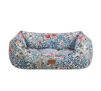 Rosewood x Morris & Co. Bower Berry - Cama para Mascotas, Azul, Mediana