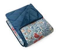 Rosewood x Morris & Co. Bower Berry Manta para Mascotas, Azul, 150 cm x 100 cm