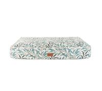 Rosewood x Morris & Co. Willow Boughs - Colchón para Mascotas, Color Marfil/Verde, tamaño Mediano