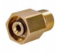 Rosfix Adaptador EasyLock 5 M22 x 1,5 TR22IG - Latón, 300 bar, 155 °C | Repuesto para hidrolimpiadora Kärcher HD/HDS | Conexión lanza, espumoso, manguera | Conexión alta presión