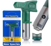 Rosfix Boquilla de baja presión FFLP 312, 15 cm, 50°, compatible con Graco 246215
