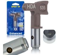 Rosfix - Boquilla de pulverización HD 535 - Jet 25 cm, metal niquelado, alta precisión, para recubrimiento, sellador, compatible con pistola Airless Graco, Wagner, Titán