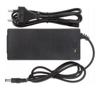 Rosfix Cargador 42V 2A - Para Bicicleta Eléctrica 36V | DC 5,5x2,1mm | LED