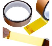 Rosfix Cinta Kapton 20 mm x 30 m - Resistente a 240 °C | Grosor 0,05 mm | Adhesivo Silicona | Para Reparación Electrónica, Protección Térmica | Cinta Aislante Alta Temperatura