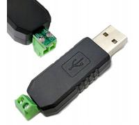 Rosfix Conversor USB RS485 CH340 - 6 Mbps, terminales de tornillo, USB 2.0, -40/+85°C | Compatible Windows/Linux, Modbus, PLC | Módulo de interfaz de datos industrial