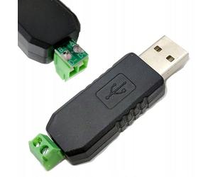Rosfix Conversor USB RS485 CH340 - 6 Mbps, terminales de tornillo, USB 2.0, -40/+85°C | Compatible Windows/Linux, Modbus, PLC | Módulo de interfaz de datos industrial