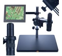 Rosfix Earth Pro MCEP-0.5X - Microscopio digital | zoom 7x 45x, lente de 360°, montura C | Electrónica, Biología, Geología | Microscopio Profesional