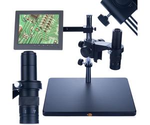 Rosfix Earth Pro MCEP-0.5X - Microscopio digital | zoom 7x 45x, lente de 360°, montura C | Electrónica, Biología, Geología | Microscopio Profesional