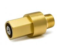 Rosfix EASY!Lock hembra a M22x1,5 macho - latón macizo anticorrosión | para pistola y manguera de 14 mm | compatible con lavadora a presión