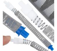 Rosfix - Filtro de varillas FTX 50 de malla azul - metal y plástico, 110 x 9 mm | Alta precisión | compatible con pistola de pintura Graco Contractor, FTX, XTR