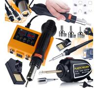 ROSFIX - Kit de soldadura de soldadura para soldar con autógena (660 W, incluye soldador grapadora)