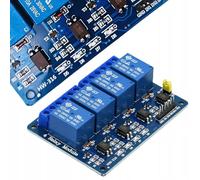 Rosfix - Módulo de relé de 4 canales, 12 V, SPDT con aislamiento óptico, 10 A, 72 x 50 x 19 mm, compatible con Arduino | Para Domótica, Robótica, Sistemas de Alarma | Componente Electrónico