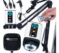 Rosfix Provision 4K - Microscopio digital (8,29 MP, HDMI, USB, 24 LED)