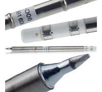 Rosfix Punta de soldadura T12-D0.8 - Calentamiento rápido, sensor integrado, 300 °C en 10s | Compatible con estaciones T12 | Punta soldadora profesional