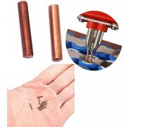 Rosfix Puntas de soldadura 10 x 1,5 mm - Agujas de alta temperatura | Acero resistente | Precisión para celdas, compatible con soldador Sunkko 709A-788H | Accesorio de soldadura