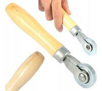 Rosfix - Rodillo de reparación de neumáticos de 6 mm - Mango de madera ergonómico, Rodamiento de bolas | Para prensado de parches | Herramienta de reparación de cámaras de aire y neumáticos