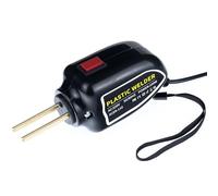 Rosfix - Soldador de plástico fuerte cosmico RSC100W - 100W, LED, Handy Switch | 400 grapas incluidas | Para reparación de plástico automóvil, DIY, prototipos | Herramienta térmica