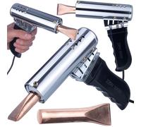 Rosfix Soldador Resistencia 500 W - Punta de cobre 2 x 11 cm, 200 - 400 °C | Calentador rápido, precisión industrial | Mango ergonómico | Herramienta de soldadura profesional