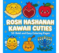 Rosh Hashanah Kawaii Cuties Coloring Book: Rosh Hashanah Kawaii Cuties Coloring Book (Holiday Kawaii Cuties Bold and Easy Coloring Books)