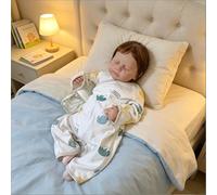 ROSHUAN Bebe Reborn Silicona Cuerpo Completo, 50cm Muñecas Bebé Reborn Niña De Silicona Completo Se Puede Bañar Niña, Bebe Reborn Realista Muñecos Reborn Reales para Niños