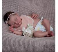 ROSHUAN Muñeca Reborn 20 Pulgadas 50 cm De Cuerpo Entero De Vinilo De Silicona Realistas Muñecas del Bebé Que Se Parecen A La Vida Real Recién Nacido Durmiendo Bebés Lavables Vida como Muñeca Reborn