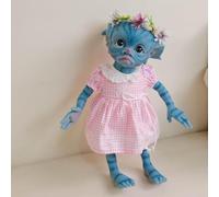 ROSHUAN Muñeca Reborn Avatar 17 Pulgadas 42 cm Cuerpo Completo Vinilo Silicona Realista Baby Doll Avatar Hecho A Mano Lavable Vida Real Recién Nacidos Muñecos para Niños Regalos