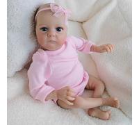 ROSHUAN Muñeca Reborn Realistas Niña 16 Pulgadas 40 CM Muñeca Bebe Recién Nacida Realista Cuerpo De Tela Suave Bebés Que Parecen Reales Muñecas Bebé Reborn Regalos para Niños