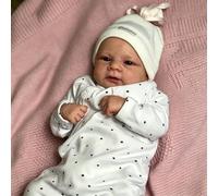 ROSHUAN Muñecas de bebé Reborn realistas de silicona completa de 17 pulgadas anatómicamente correcto, aspecto de vinilo real realista para niñas recién nacidas, bebés Bebe bebés, juguetes de muñeca
