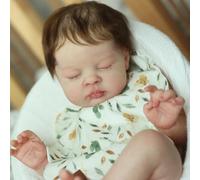 ROSHUAN - Muñecas de silicona suave y realistas, cuerpo de tela de 19 pulgadas, realistas Sweety Reborn Baby Dolls que se ven de vinilo real, regalos de cumpleaños para niños a partir de 3 años