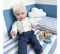 ROSHUAN Muñecas realistas Reborn Baby Boy Pippa de 26 pulgadas de gran tamaño, muñecas de vinilo suave de silicona para bebés, muñeca de bebé realista con accesorios de juguete