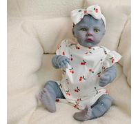 ROSHUAN Muñecas Realistas Reborn Chica Avatar 19 Pulgadas Muñecas Bebé Realista Anatómicamente Correcto Parece un Bebé De Verdad Muñecos Recién Nacidos Realistas Cuerpo Completo De Vinilo