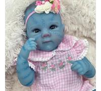 ROSHUAN Muñeco Reborn Avatar 18 Pulgadas 45 cm Muñeca Reborn Silicona Cuerpo Entero Realista Recién Nacido Bebé Muñecas Anatómicamente Correcta Silicona Avatar Bebe Niña Regalos para Niños