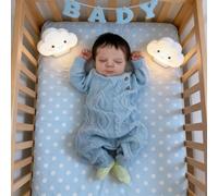 ROSHUAN Real Life Reborn Baby Dolls Boy - Muñecas realistas de silicona de cuerpo completo de vinilo de 45,7 cm, que se ven reales con accesorios de juguete