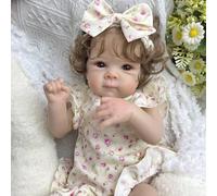 ROSHUAN Real Life Reborn Baby Dolls Girl - Muñecas de silicona de cuerpo completo realistas de vinilo suave que se ve real, muñeca de bebé recién nacido realista para niños