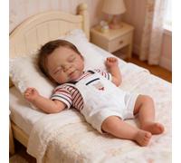 ROSHUAN Real Life Reborn Baby Dolls - Muñeca de silicona de cuerpo completo de vinilo de 18 pulgadas, muñeca realista de bebé recién nacido, muñeca realista que se ve real, juguete para regalos para