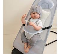 ROSHUAN Realista Reborn Baby Dolls Silicona De Cuerpo Completo Chica 45 cm Lifelike Anatómicamente Correcta del Bebé De La Muchacha Ponderada De La Vida Real Recién Nacido Muñecas Ojos Abiertos