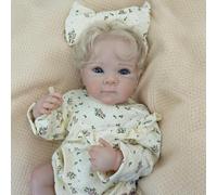 ROSHUAN Reborn Baby Dolls Bettie Rubia Chica 18 Pulgadas 48 cm Cuerpo Completo De Silicona De Vinilo De La Vida Real del Bebé De La Muñeca Que Parecen Reales Realistas Bebés Niñas Muñecas Regalos