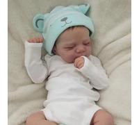 ROSHUAN Reborn Baby Dolls - Muñeca de bebé recién nacida realista de 18 pulgadas, cuerpo completo, vinilo de silicona, realista, juego de juguetes para niñas
