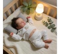 ROSHUAN Reborn Baby Dolls - Muñeca de silicona de cuerpo completo de 18 pulgadas dormida, muñeca realista de bebé recién nacido, muñeca realista de vinilo suave con accesorios de juguete