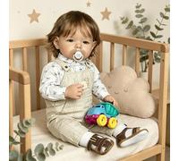 ROSHUAN Reborn Baby Dolls - Muñeca de silicona de cuerpo completo de vinilo de 20 pulgadas, muñeca de bebé realista Liam, muñeca de bebé recién nacido realista que se ve real, muñeca lavable para