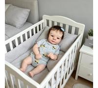 ROSHUAN Reborn Baby Dolls - Muñeca de silicona de cuerpo completo de vinilo realista de 19 pulgadas, muñeca bebé niña con muñecas Reborn anatómicamente correctas, muñeca realista para bebés recién