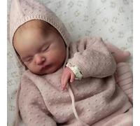 ROSHUAN Reborn Muñecas Laura 20 Pulgadas Realista Recién Nacido Muñeca Silicona Cuerpo Completo De Vinilo Niña Realista Durmiendo Bebé Muñeca Regalos para Niños Mayores De 3 Años