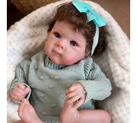ROSHUAN Reborn Muñecas Niña Bettie 18 Pulgadas Muñeca Bebé Dormida Silicona Cuerpo Completo De Vinilo Anatómicamente Correcto Muñecos Realista Recién Nacida Parece Un Bebé De Verdad